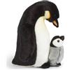 Living Nature - Pinguino con cucciolo - Peluche