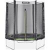 sweeek Trampolino 180cm con rete di protezione, Verde