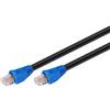 DSIT Cavo DANICOM CAT6 per esterni UTP - 30 metri - Nero