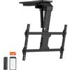 EasyLife - Supporto a soffitto per TV V2 Smart Home orientabile elettricamente, da 37 a 75 pollici, VESA fino a 600x400 (nero)