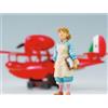 Fine Porco Rosso Modellino con figure 1/72 Savoia S.21F versione 2 & Fio