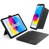 inateck Tastiera Inateck per iPad 11" QWERTZ, nero e grigio
