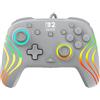Turtle Beach Afterglow Wave Grigio Controller da gioco RGB con cavo Licenza ufficiale per Nintendo Switch 2, Gamepad, Nintendo Switch, Nintendo Switch 2, Nintendo Switch OLED, Pulsante Indietro, D-Pad, Multicolore, Con cavo, USB