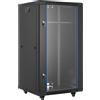 VEVOR Armadio di rete 22U per montaggio a parete, profondità 600 mm, capacità di carico massima 136 kg. Armadio rack per server con porta in vetro temperato con serratura, pannelli laterali, rack per server per apparecchiature IT, dispositivi A/V.