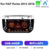 StarTech Per Fiat Punto 2012-2016 - Autoradio Android 2-DIN - Display da 17,8 cm - Apple CarPlay - Memoria 2+64 GB - Android 13 - GPS DSP RDS - Risoluzione 1024×600