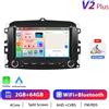 StarTech Autoradio CarPlay Android - 2-DIN per Fiat 500L 2013-2019 - Touchscreen da 17,8 cm 1024×600 - Android 13 - 2 GB di RAM, 64 GB di ROM - GPS, RDS, comandi al volante