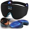 OEM Cuffie Bluetooth con funzione ASMR, maschera per dormire con musica wireless, auricolari ultra morbidi, ideali per chi dorme sul fianco, viaggi di lavoro o come regalo per uomini e donne (nero)