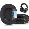 OEM Cuscinetti auricolari di ricambio Zwart Goud, cuscinetti auricolari in gel rinfrescante per cuffie da gaming con isolamento acustico ad alta densità