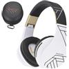 OEM Cuffie Bluetooth over-ear senza fili, nero/bianco