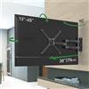 OEM Supporto da parete per TV lungo 76 cm, orientabile e inclinabile, fino a 36 kg, extra lungo, per TV OLED, VESA 400x400