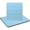 sourcing map 10 pannelli da parete 3D Peel and Stick, pannelli da parete impermeabili, 35 cm x 38,5 cm, motivo a mattoni, piastrelle per doccia in XPE, per bagno, cucina, soggiorno, azzurro
