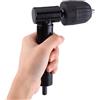 Frdhee Adattatore per mandrino 90 gradi, 0,8 - 10 mm, mandrino rapido, punta per trapano angolare 90 gradi, adattatore per trapano angolare a 90 gradi, prolunga per trapano ad angolo retto