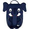 Affenzahn Amico Piccolo Zaino per l'asilo per bambini da 1 a 3 anni ergonomico riflettente linguetta con targhetta per il nome Elefante - Blu