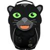 Affenzahn Amico Piccolo Zaino per l'asilo per bambini da 1 a 3 anni ergonomico riflettente linguetta con targhetta per il nome Panther - Nero