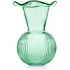 Vaso Bocca Larga Verde in Vetro EMO' Italia - Collezione Aurora