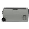 Steamy-E Dual Zone 36 Roller, Frigorifero Elettrico a Compressore con Ruote, 12/24V DC e 100-240V AC, per Congelare e Raffreddare da -20℃ a +20℃, Ideale per il Campeggio, 32 Litri, Grigio