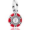 Rimgoris Collana con bracciale da donna in argento sterling 925, numeri fortunati, sette, ciondolo, bracciale da donna, charm, festa della mamma, con zirconi