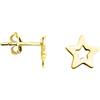 SOFIA MILANI - Orecchini da Donna in Argento 925 - Placcati in Oro - Orecchino a Perno a Stella - E1405