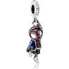 HAEPIAR S925 Charm in argento sterling per bracciale collana Charm Dangle mostro verde per donne ragazze regali di compleanno