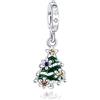 HAEPIAR S925 Charm in argento per bracciale collana in argento sterling Dangles striscia rossa per le donne ragazze regali