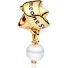 Rimgoris 925 Argento Sterling Charm Donna Bracciali Collana Cranio Cuore Rubino Ciondolo Due Toni Oro Rosa Cuore Gemma Ciondolo Interlock Doppie Stelle e Luna Chiave Angelo Ala Amore Viola