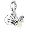 HAEPIAR Firefly Charms in Argento 925 per Bracciale Collana Charm Dangle Beads Regali per Donne