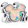 HAEPIAR Bracciale con ciondolo in argento 925 per Natale 2026 con avatar animali gioielli con zirconi cubici 5a per regali di famiglia per amici