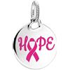 Rimgoris Argento 925 Charm per donna Bracciali Collana Luck Hope Dangle Charm Gift