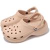 Crocs Classic Platform Clog W Pink Caramel Women Slip On Casual Sandal 2067507AF
