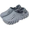 Crocs Echo Clog Concrete Men Unisex Slip On Casual Lifestyle Sandal 207937-0Z3