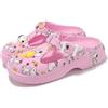 Crocs x Peanuts Mary Jane Clog Pink Men Unisex Slip On Casual Sandal 211130-90H