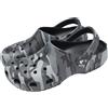 Crocs Classic Camouflage Clog Black Slate Grey Men Unisex Sandal 211936-0DD