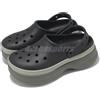 Crocs Classic Stacked Clog Black Men Unisex Slip On Casual Sandal 211355-001