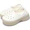 Crocs Classic Stacked Clog Chalk White Men Unisex Slip On Sandal 211355-0WV