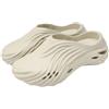 Crocs Echo Wave Bone Men Unisex Slip On Casual Lifestyle Sandal 210521-2Y2