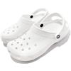 Crocs Classic White Black Men Unisex Slip On Casual Sandals Slippers 10001-100