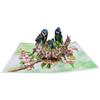 REMOtech Biglietto di auguri 3D pop-up di Pasqua fatto a mano, con busta regalo, biglietto di auguri, auguri pasquali, Pasqua