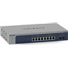Netgear Switch Netgear MS510TXM L2/L3/L4/8 porte/100/1000/10000/Grigio/Blu [NUNTGSS10000004]