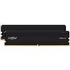 Crucial Ram DIMM DDR5 64GB Crucial Pro 5600Mhz CL46 1.15V Nero [SACRC506456CP20]