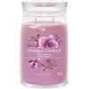 Yankee Candle Signature Candela Profumata, Orchidea Selvaggia in Giara Grande, Candele di Miscela di Cera di Soia Lunga Durata, Regalo per le Donne