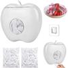 OUOQI Scatola Porta Oggetti In Pellicola Di Plastica,Scatola di Immagazzinaggio per Pellicola Trasparente,200pcs di Sacchetti per Alimenti Freschi,Scatola portaoggetti per coperture Alimentari