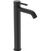Ideal Standard - Ceraline, Miscelatore monocomando alto per lavabo da appoggio su piano, Nero seta