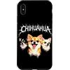 Animal Rock & Roll Graphic Concert Punk Custodia per iPhone XS Max Chihuahua Death Metal Rock Musica Angry Punk Rocker Festival