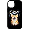Animal Rock & Roll Graphic Concert Punk Custodia per iPhone 14 Corgi Heavy Metal Angry Music Rock n Roll Concerto Punk