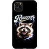 Animal Rock & Roll Graphic Concert Punk Custodia per iPhone 11 Pro Max Raccoon Heavy Metal 80s Animal Rock N Roll concerto di musica