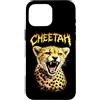 Animal Rock & Roll Graphic Concert Punk Custodia per iPhone 16 Pro Max Cheetah Heavy Metal 80s Animal Rock N Roll concerto di musica