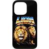 Animal Rock & Roll Graphic Concert Punk Custodia per iPhone 13 Pro Concerto di musica rock animale Lion Heavy Metal anni '80 Rock N Roll