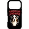 Animal Rock & Roll Graphic Concert Punk Custodia per iPhone 17 Pro Australian Shepherd Heavy Metal Rock Dog Angry Music Band