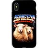 Animal Rock & Roll Graphic Concert Punk Custodia per iPhone X/XS Sheep Heavy Metal anni '80 Animal Rock Music Concert Rock N Roll
