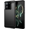 BCASE CUSTODIA B-CASE TPU SILICONE COVER CASE PER XIAOMI 13T CARBON METAL BLACK